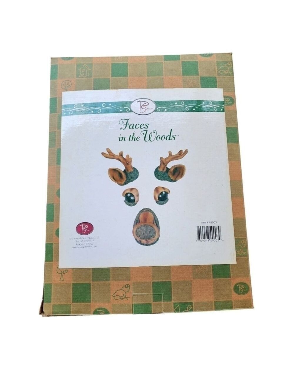 Yard ART for Tree Faces in the Woods Deer Face Tree Mount